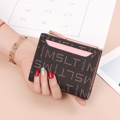 MashaLanti Fashion Womens Bag Trends Womens Wallet Korean Print Wallet Casual Short Multi-Function Card Pack K100 Coffee Color
MashaLanti Fashion Womens Bag Trends Womens Wallet Korean Print Wallet Casual Short Multi-Function Card Pack K100 Coffee Color