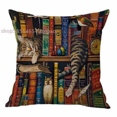 Cntomlv New Cartoon Cat Cushion Covers Pillow Cover Printed Cat For Home Kids Room Decoration
Cntomlv New Cartoon Cat Cushion Covers Pillow Cover Printed Cat For Home Kids Room Decoration