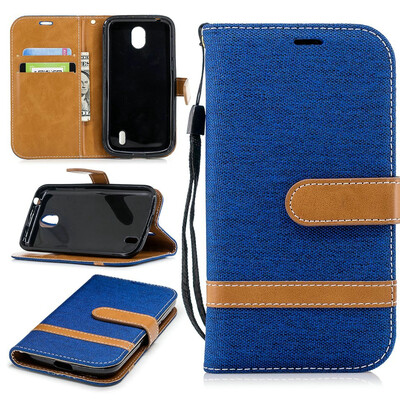 BEFOSPEY Mixed Colors Denim PU LeatherSoft TPU Card Slot Stand Wallet Case For Nokia 145"2018
BEFOSPEY Mixed Colors Denim PU LeatherSoft TPU Card Slot Stand Wallet Case For Nokia 145"2018