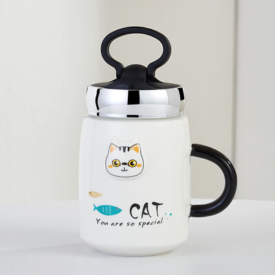 Youlaifu multi-function mark cup cup with lid ceramic cup coffee cup cartoon cover cup orange ear cat
Youlaifu multi-function mark cup cup with lid ceramic cup coffee cup cartoon cover cup orange ear cat