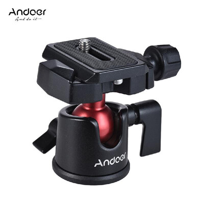 Andoer Mini Ball Head Tabletop Tripod Stand Adapter Panoramic Photography Head with Quick Release Plate for Canon Nikon Sony DSLR
Andoer Mini Ball Head Tabletop Tripod Stand Adapter Panoramic Photography Head with Quick Release Plate for Canon Nikon Sony DSLR