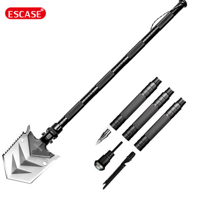 ESCASE Engineer Shovel Car Self-driving Equipment Outdoor Multi-function Camping Garden Knife Fishing Tools Both Compass Home Se
ESCASE Engineer Shovel Car Self-driving Equipment Outdoor Multi-function Camping Garden Knife Fishing Tools Both Compass Home Se