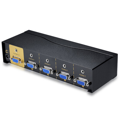 Wins shengwei VS-5041 VGA switch four into a wiring 4 full intelligent with audio remote control automatic vga share video switch
Wins shengwei VS-5041 VGA switch four into a wiring 4 full intelligent with audio remote control automatic vga share video switch