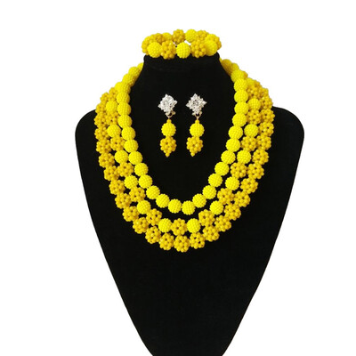 Latest Yellow Big Ball Crystal Necklace African Beads Jewelry Sets For Women Wedding Gift 2018 Beautiful Handmade Jewelry
Latest Yellow Big Ball Crystal Necklace African Beads Jewelry Sets For Women Wedding Gift 2018 Beautiful Handmade Jewelry