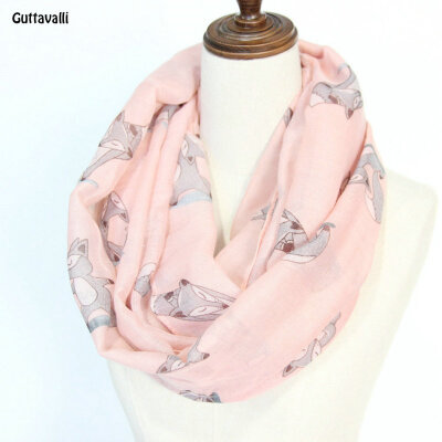 Guttavalli Women Solid Cute Fox Print Ring Shawl Vintage Animals Viscose Soft Loop Scarf Winter Lowrie Warm Infinity Scarves
Guttavalli Women Solid Cute Fox Print Ring Shawl Vintage Animals Viscose Soft Loop Scarf Winter Lowrie Warm Infinity Scarves