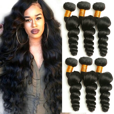 CLAROLAIR Hair Peruvian Virgin Hair Loose Wave Grade 7A Unprocessed Virgin Hair Loose Wave Virgin Loose Wave Hair 3 Bundles No She
CLAROLAIR Hair Peruvian Virgin Hair Loose Wave Grade 7A Unprocessed Virgin Hair Loose Wave Virgin Loose Wave Hair 3 Bundles No She