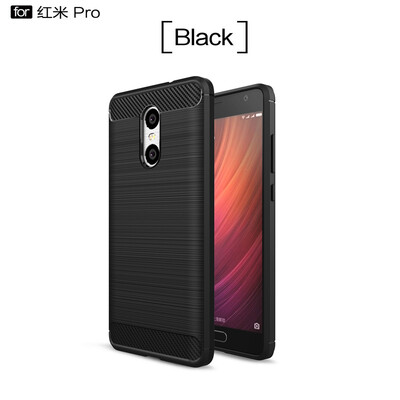 For Xiaomi Redmi PRO Carbon Fiber Phone Cases Soft TPU Anti-Knock Cover For Xiaomi Redmi pro case
