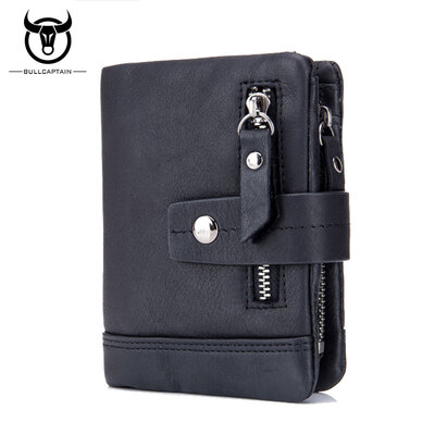 BULL CAPTAIN Cow Leather Men Wallet Fashion Coin Pocket Brand Trifold Multifunction Men Purse High Quality Male Card ID Holder
BULL CAPTAIN Cow Leather Men Wallet Fashion Coin Pocket Brand Trifold Multifunction Men Purse High Quality Male Card ID Holder