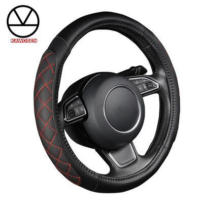 PU leather car steering wheel cover black lychee pattern with two-sides thick foam padding size fits 38cm15
PU leather car steering wheel cover black lychee pattern with two-sides thick foam padding size fits 38cm15