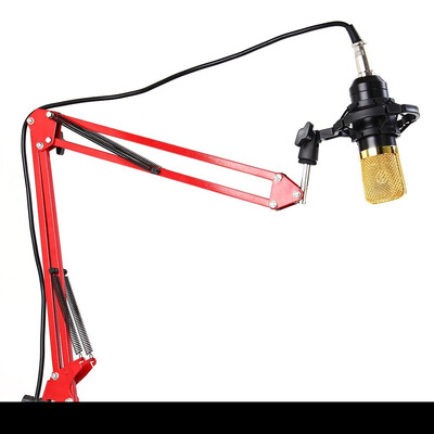 NB - 35 Professional Adjustable Metal Suspension Scissor Arm Microphone Stand Holder for Mounting on Desk Table Top
NB - 35 Professional Adjustable Metal Suspension Scissor Arm Microphone Stand Holder for Mounting on Desk Table Top