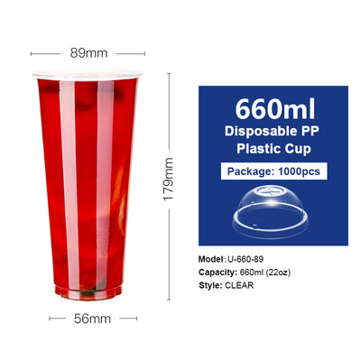OTOR 17oz22oz Disposable Plastic Cups with Lids PP Clear Cup for Hot & Cold Drinks Iced Coffee Bubble Boba Smoothie 1000pcs
OTOR 17oz22oz Disposable Plastic Cups with Lids PP Clear Cup for Hot & Cold Drinks Iced Coffee Bubble Boba Smoothie 1000pcs