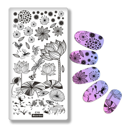 Nail Stencil for Nail Art Templates Beauty Tools Dandelion Lotus Leaf Patterns Nail Stamping Image Plates 612cm Mezerdoo C18
Nail Stencil for Nail Art Templates Beauty Tools Dandelion Lotus Leaf Patterns Nail Stamping Image Plates 612cm Mezerdoo C18