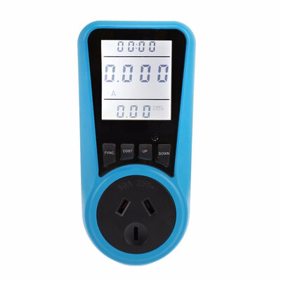 Household Power Meter Backlight Measuring Outlet Socket Electricity Usage Monitor