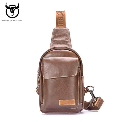BULLCAPTAIN famous genuine leather chest bags fashion men shoulder bag causal mutilfunction crossbody bags messenger bag for man
BULLCAPTAIN famous genuine leather chest bags fashion men shoulder bag causal mutilfunction crossbody bags messenger bag for man