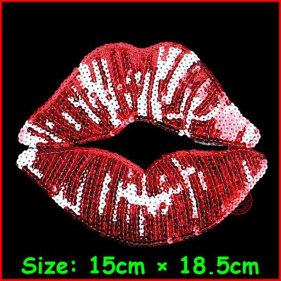 1Pc Lip Patches Iron On Embroidered Sequined Patch Flower Heart Love Applique DIY Sewing Fabric Repair Clothes Patches Stickers
1Pc Lip Patches Iron On Embroidered Sequined Patch Flower Heart Love Applique DIY Sewing Fabric Repair Clothes Patches Stickers