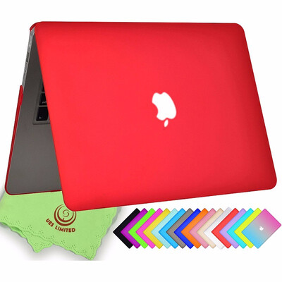 UESWILL Smooth Soft-Touch Matte Frosted Hard Shell Case Cover for MacBook Air 11" Model A1370A1465-Red
UESWILL Smooth Soft-Touch Matte Frosted Hard Shell Case Cover for MacBook Air 11" Model A1370A1465-Red