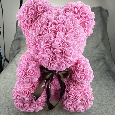 40 CM high Rose bear Valentines Gift preserved fresh flower romance artificial rose toy of flower Womens Gift flower bear
40 CM high Rose bear Valentines Gift preserved fresh flower romance artificial rose toy of flower Womens Gift flower bear