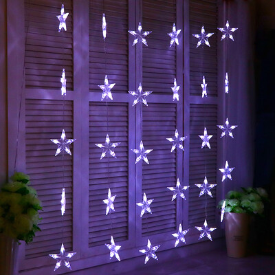 JULELYS 15M x 15M LED Star Curtain Lights Christmas Garland Window LED Fairy Lights Decoration For Wedding Holiday Bedroom
JULELYS 15M x 15M LED Star Curtain Lights Christmas Garland Window LED Fairy Lights Decoration For Wedding Holiday Bedroom