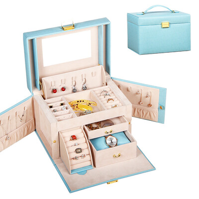Chuppies leather square jewelry box jewelry box princess European style jewelry storage box multi-function flannel wooden with lock makeup mirror gift female pink
Chuppies leather square jewelry box jewelry box princess European style jewelry storage box multi-function flannel wooden with lock makeup mirror gift female pink