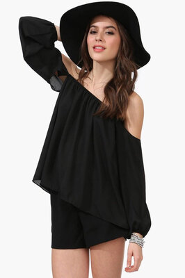 T-shirt Tops Women Chiffon Off Shoulder Long Sleeve Sexy Casual Loose Blouse