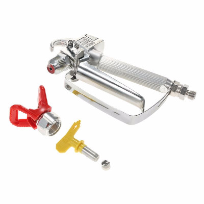 High Efficiency 3600PSI High Pressure Airless Paint Spray Gun With Nozzle Guard for Graco Wagner Titan Pump Sprayer And Airless Sp
High Efficiency 3600PSI High Pressure Airless Paint Spray Gun With Nozzle Guard for Graco Wagner Titan Pump Sprayer And Airless Sp