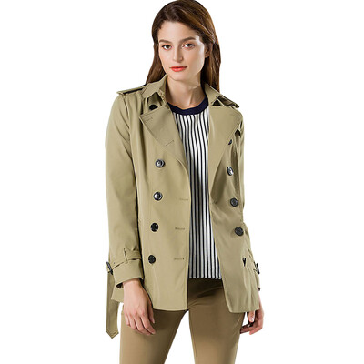 BURDULLY Women 2018 New Fashion Double Breasted Trench Coat Ladies Khaki Slim Belt Cloak Female Abrigos Mujer Windbreaker Slim
BURDULLY Women 2018 New Fashion Double Breasted Trench Coat Ladies Khaki Slim Belt Cloak Female Abrigos Mujer Windbreaker Slim