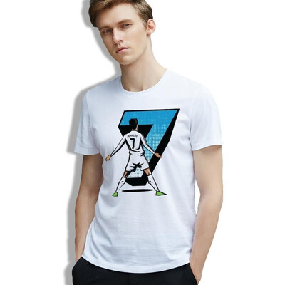 Sport Man T Shirt Ronaldo Soccer Football Real Madrid Art Graphics Tshirt Men Cotton Casual O Neck White Printing Tees
Sport Man T Shirt Ronaldo Soccer Football Real Madrid Art Graphics Tshirt Men Cotton Casual O Neck White Printing Tees