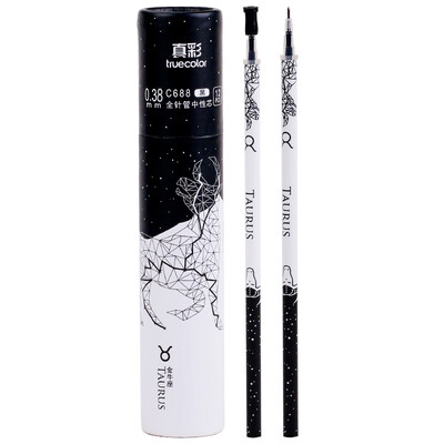 TRUECOLOR 038mm black needle head gel pen pen pen refill pen refill student office 12 constellation alliance Taurus 12 box C688
TRUECOLOR 038mm black needle head gel pen pen pen refill pen refill student office 12 constellation alliance Taurus 12 box C688