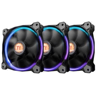 Tt (Thermaltake) Riing 14cm RGB Manual Kit Chassis Fan (256 colors / three fans / hydraulic bearings / enhanced damping system / mute technology
Tt (Thermaltake) Riing 14cm RGB Manual Kit Chassis Fan (256 colors / three fans / hydraulic bearings / enhanced damping system / mute technology