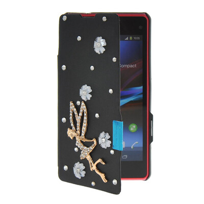 MOONCASE Rhinestone Crystal Ultre Slim Leather Side Flip Wallet Shell Back ЧЕХОЛ ДЛЯ Sony Xperia Z1 Compact (Mini) Black
MOONCASE Rhinestone Crystal Ultre Slim Leather Side Flip Wallet Shell Back ЧЕХОЛ ДЛЯ Sony Xperia Z1 Compact (Mini) Black