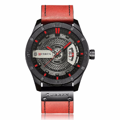 Romacci CURREN Fashion Genuine Leather Men Watches 1ATM Life Water-resistant Quartz Casual Man Watch Relogio Musculino
Romacci CURREN Fashion Genuine Leather Men Watches 1ATM Life Water-resistant Quartz Casual Man Watch Relogio Musculino