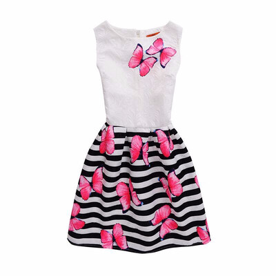 Summer Girls Dress Anna Elsa Dress Party Vestidos Teenagers Butterfly Print Princess Dress for Girls Elza Baby Girl Clothes
Summer Girls Dress Anna Elsa Dress Party Vestidos Teenagers Butterfly Print Princess Dress for Girls Elza Baby Girl Clothes