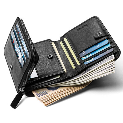 Pabin wallet mens leather short paragraph first layer leather wallet multi-function multi-card position purse driving license set PB523 black
Pabin wallet mens leather short paragraph first layer leather wallet multi-function multi-card position purse driving license set PB523 black