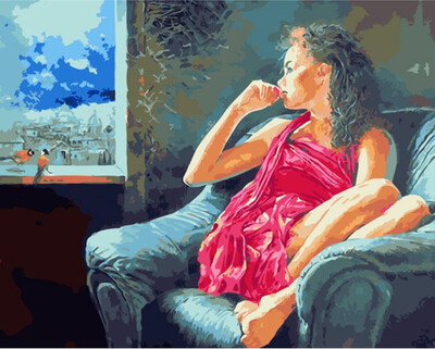 Diy Drawing Oil Painting Paint by Numbers Kit on Canvas with Acrylic Paints without Wooden Framed - Red Dress Woman
Diy Drawing Oil Painting Paint by Numbers Kit on Canvas with Acrylic Paints without Wooden Framed - Red Dress Woman