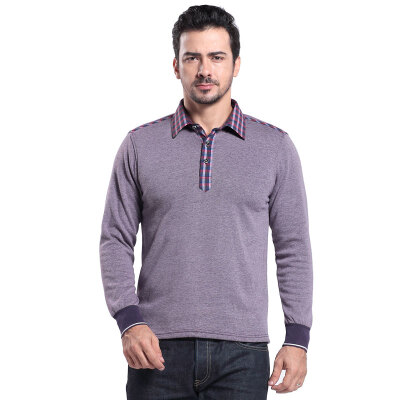 Antarctic people (Nanjiren) N073C50521 thermal underwear men's business casual shirt collar men's plus velvet thick heat storage single shirt fashion wear male navy blue
Antarctic people (Nanjiren) N073C50521 thermal underwear men's business casual shirt collar men's plus velvet thick heat storage single shirt fashion wear male navy blue