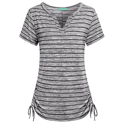 Try Everything Fashion Short Sleeves Striped Shirts Women 2018 Cotton Blouse Women Summer V Neck Casual Ladies Elastic T-Shirt
Try Everything Fashion Short Sleeves Striped Shirts Women 2018 Cotton Blouse Women Summer V Neck Casual Ladies Elastic T-Shirt