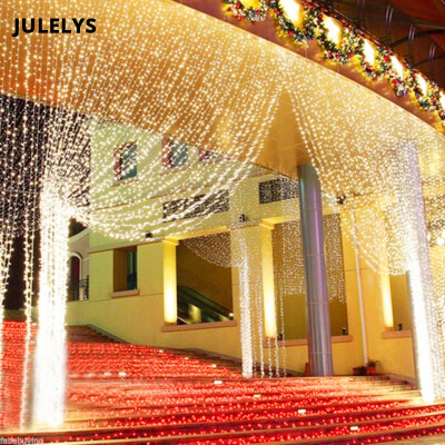 JULELYS 8M x 5m 1280 Bulbs Curtain Decorative LED Lights Garland Christmas Lights Outdoor For Wedding Holiday Party Home Garden
JULELYS 8M x 5m 1280 Bulbs Curtain Decorative LED Lights Garland Christmas Lights Outdoor For Wedding Holiday Party Home Garden