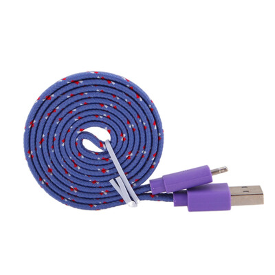 3610Ft Durable Braided Flat 8Pin Double-sided USB Data Sync Charger Cable Cord for iPhone 5 5S 6 6S Plus iPad 4 5 Air iOS9
3610Ft Durable Braided Flat 8Pin Double-sided USB Data Sync Charger Cable Cord for iPhone 5 5S 6 6S Plus iPad 4 5 Air iOS9