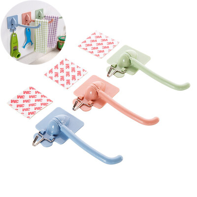 2pcs Self-adhesive rotatable wall hook Wall-mounted coat hanger towel rack toilet paper holder kitchen organizer
2pcs Self-adhesive rotatable wall hook Wall-mounted coat hanger towel rack toilet paper holder kitchen organizer