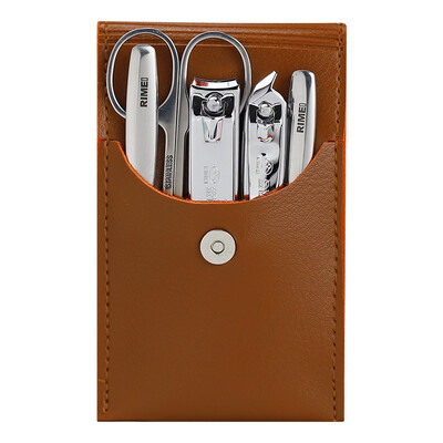 Jinda Rimei nail clipper set adult nail clippers repair capacity nail set 5 piece set LP77062 light brown
Jinda Rimei nail clipper set adult nail clippers repair capacity nail set 5 piece set LP77062 light brown