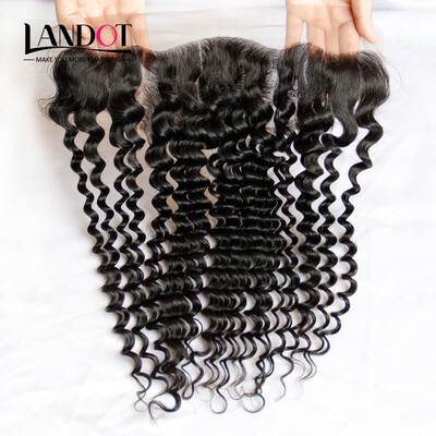 Indian Curly Lace Frontal Closure Ear to Ear Size 13x4 inch Indian Virgin Remy Human Hair Lace Closures Deep Curly Natural Color
Indian Curly Lace Frontal Closure Ear to Ear Size 13x4 inch Indian Virgin Remy Human Hair Lace Closures Deep Curly Natural Color