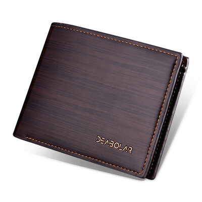 Hot Sale Men Soft Top Leather Business Short Wallet Males Folded Vintage Design Quality Purse With Card Holder
Hot Sale Men Soft Top Leather Business Short Wallet Males Folded Vintage Design Quality Purse With Card Holder