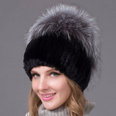 Real Natural Rex Rabbit Cap Winter Thicken Warm Knit Cap Female Fox Hat Hot Sale New Discount
Real Natural Rex Rabbit Cap Winter Thicken Warm Knit Cap Female Fox Hat Hot Sale New Discount