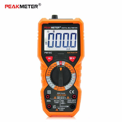 PEAKMETER PM18C High Precision Digital Multimeter AC DC Voltage Current Temperature
PEAKMETER PM18C High Precision Digital Multimeter AC DC Voltage Current Temperature