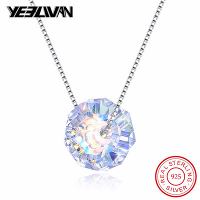 Fashion Brand Small Cube Genuine Austrian Crystal Necklace 925 Sterling Silver Choker Chain Necklaces for Women collar mujer
Fashion Brand Small Cube Genuine Austrian Crystal Necklace 925 Sterling Silver Choker Chain Necklaces for Women collar mujer