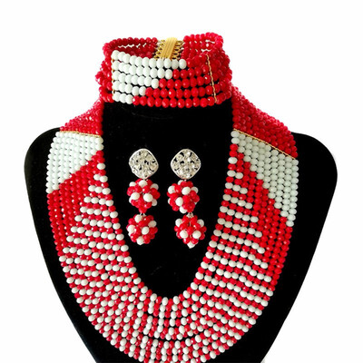 Multicolor 10 Rows Party Jewelry African Crystal Beads Necklace Bridal Wedding Jewelry Nigerian Beads Jewelry Sets For Women 
Multicolor 10 Rows Party Jewelry African Crystal Beads Necklace Bridal Wedding Jewelry Nigerian Beads Jewelry Sets For Women