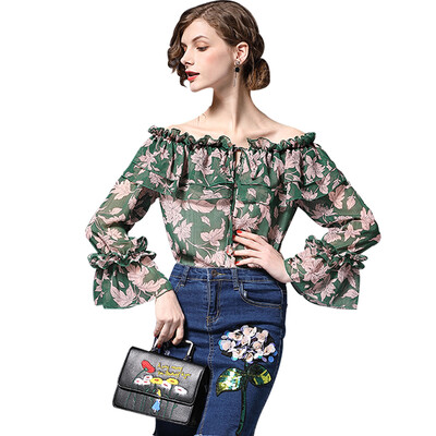 BURDULLY Loose Floral Printed Chiffon Blouse 2018 New Women Tops Long Sleeve Summer Shirts For Ladies Ruffled Blouses Elegant
BURDULLY Loose Floral Printed Chiffon Blouse 2018 New Women Tops Long Sleeve Summer Shirts For Ladies Ruffled Blouses Elegant
