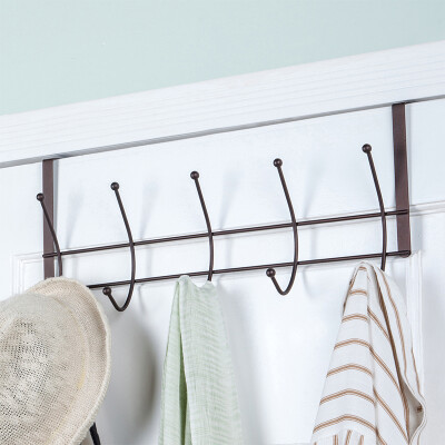 Xin Jia Yi 5hook 10 hanging door hook door behind the nail-free seamless hanger door top coat rack storage storage rack black bron
Xin Jia Yi 5hook 10 hanging door hook door behind the nail-free seamless hanger door top coat rack storage storage rack black bron
