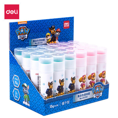 Deli deli Wang Wang team 24 sticks 15g jelly color high viscosity solid glue stick glue 66201
Deli deli Wang Wang team 24 sticks 15g jelly color high viscosity solid glue stick glue 66201