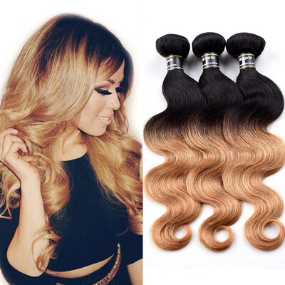 Amazing Star Body Wave Indian Virgin Hair 3 Bundles Indian Body Wave Human Hair Extensions Two Tone Color T1b27
Amazing Star Body Wave Indian Virgin Hair 3 Bundles Indian Body Wave Human Hair Extensions Two Tone Color T1b27